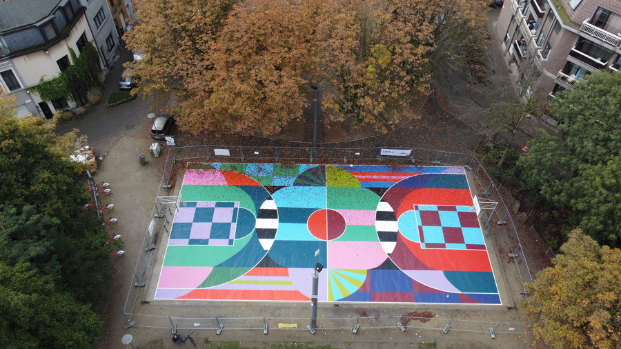 Basketbalcourt Krugerplein